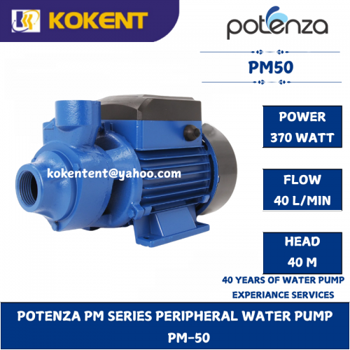 POTENZA PM SERIES PERIPHERAL WATER PUMP PM-50